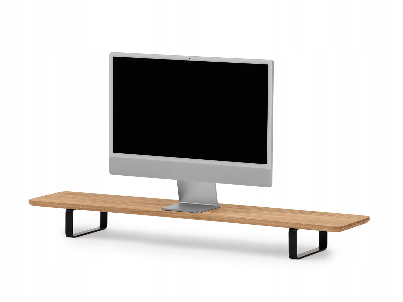 Polička na stôl Shelf doska dub čierna
