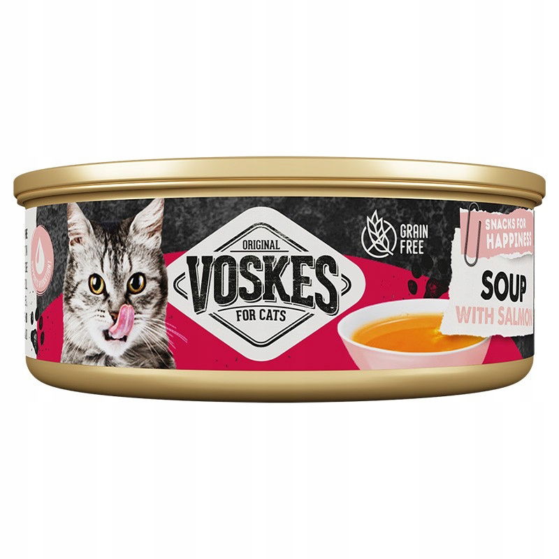 Polievka Mokré Krmivo S Lososom Pre Mačiatka, Dospelých, Hydratácia 50 G