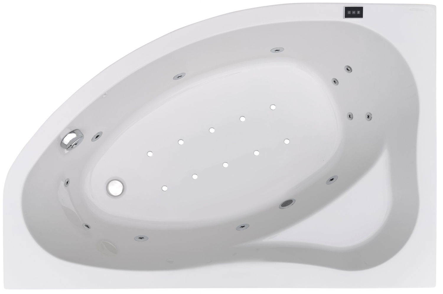 Poľsko Kúpeľová Vaňa S Hydromasážou 150x85 Rohová L/p