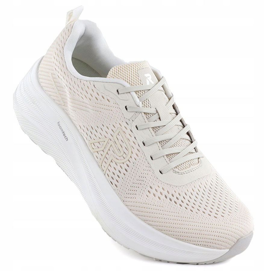 Poltopánky platforma béžová Rieker W4101-60 42