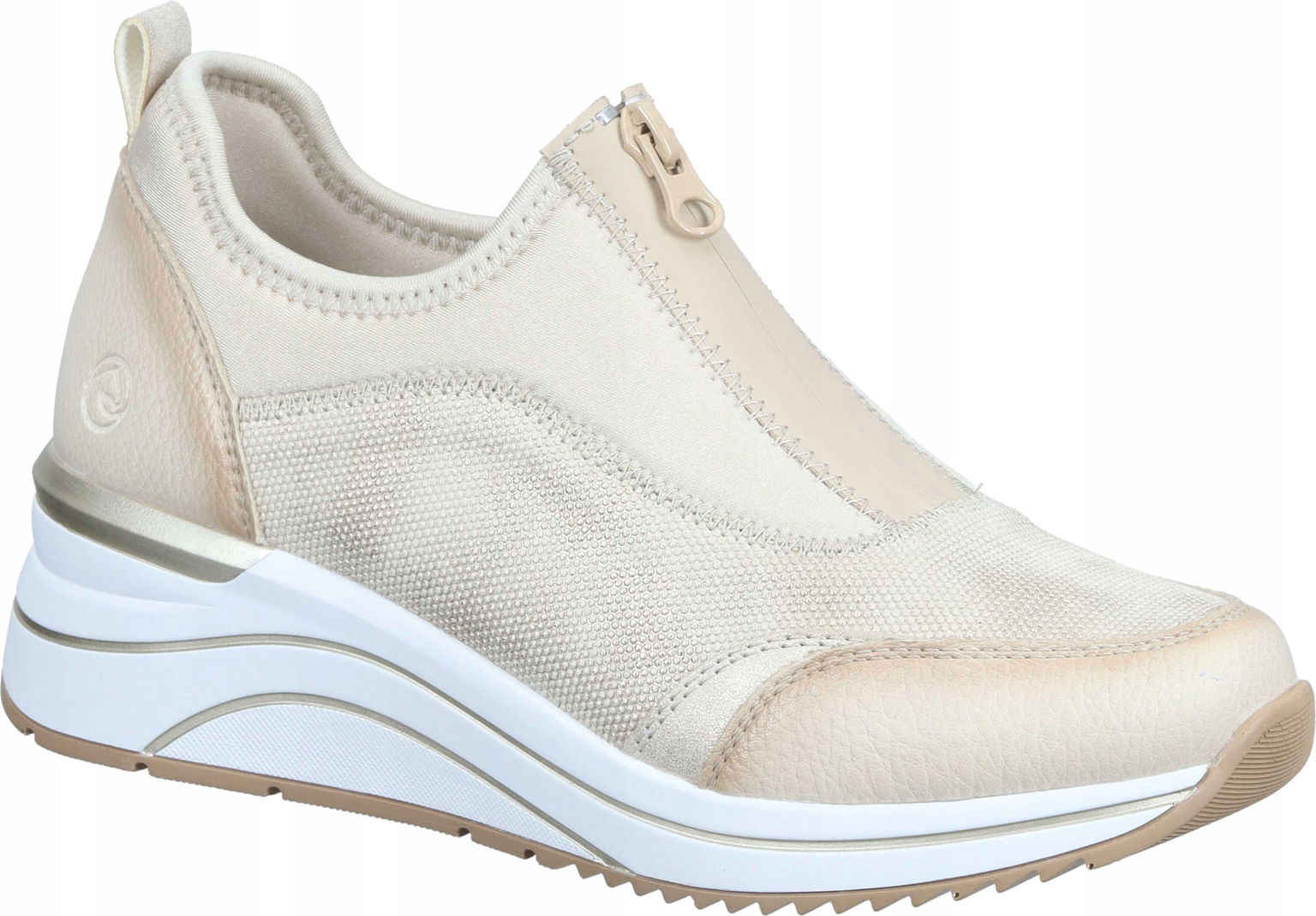 Poltopánky Remonte 940444-08 Beige Dámske Topánky