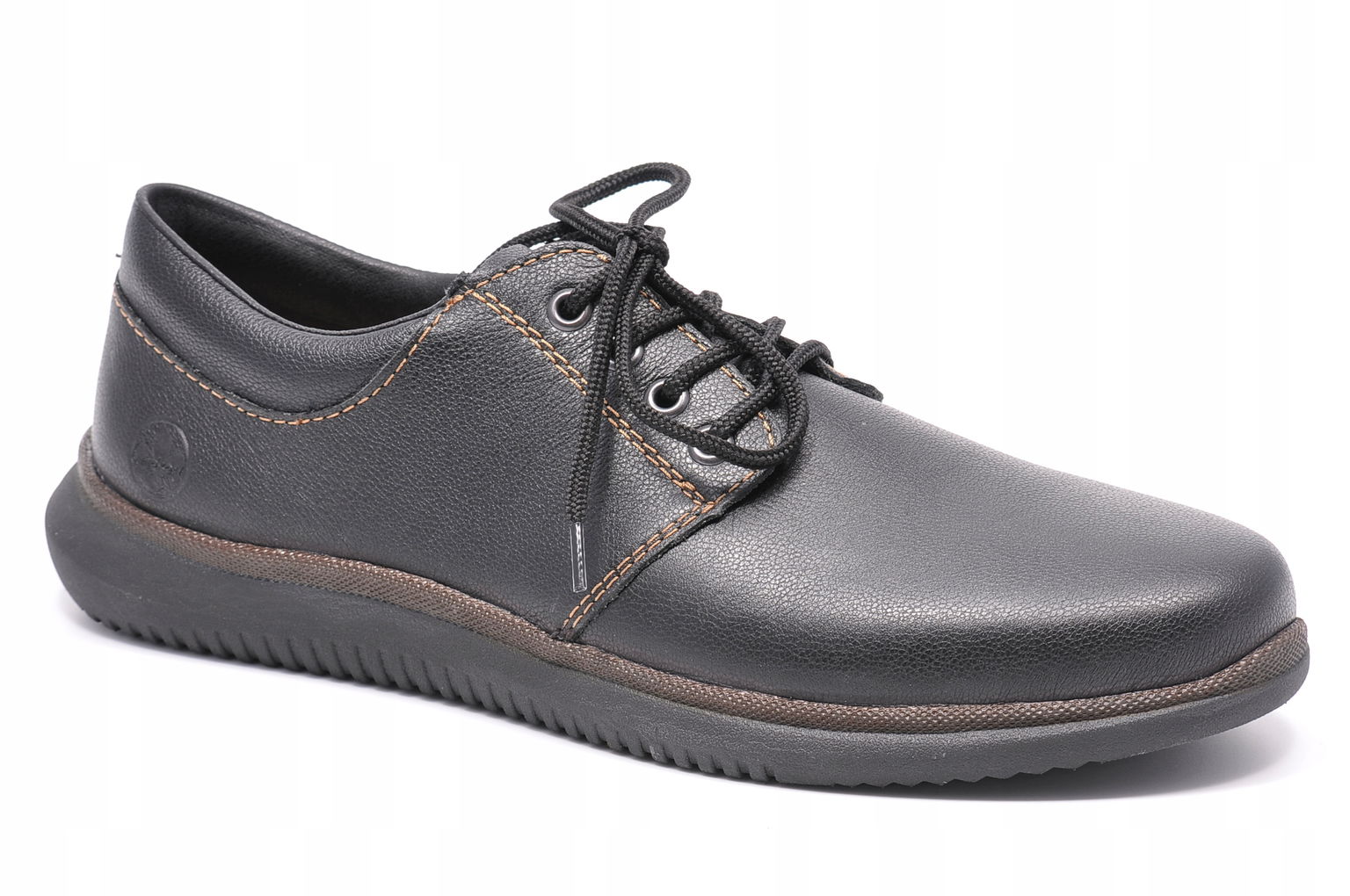 Poltopánky Rieker 10424-00 čierne Veľkosť 41