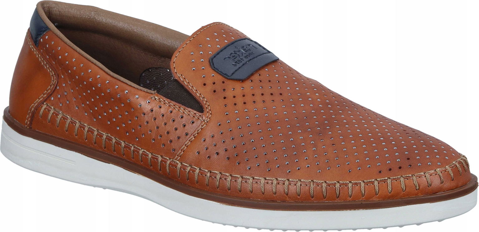 Poltopánky Rieker 630238-02 Brown, Pánska Obuv
