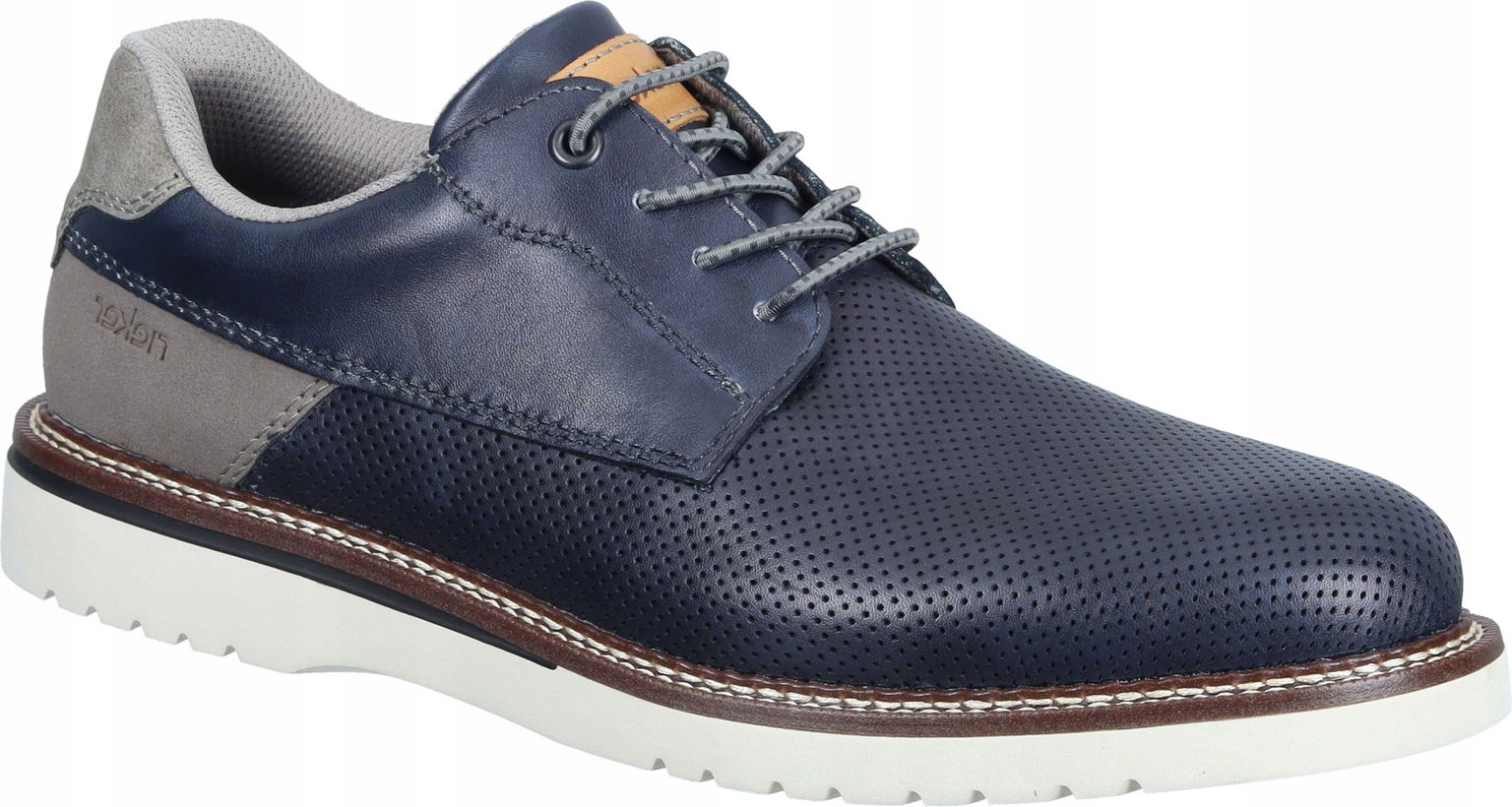 Poltopánky Rieker 650037-05 Blue, Pánske Topánky