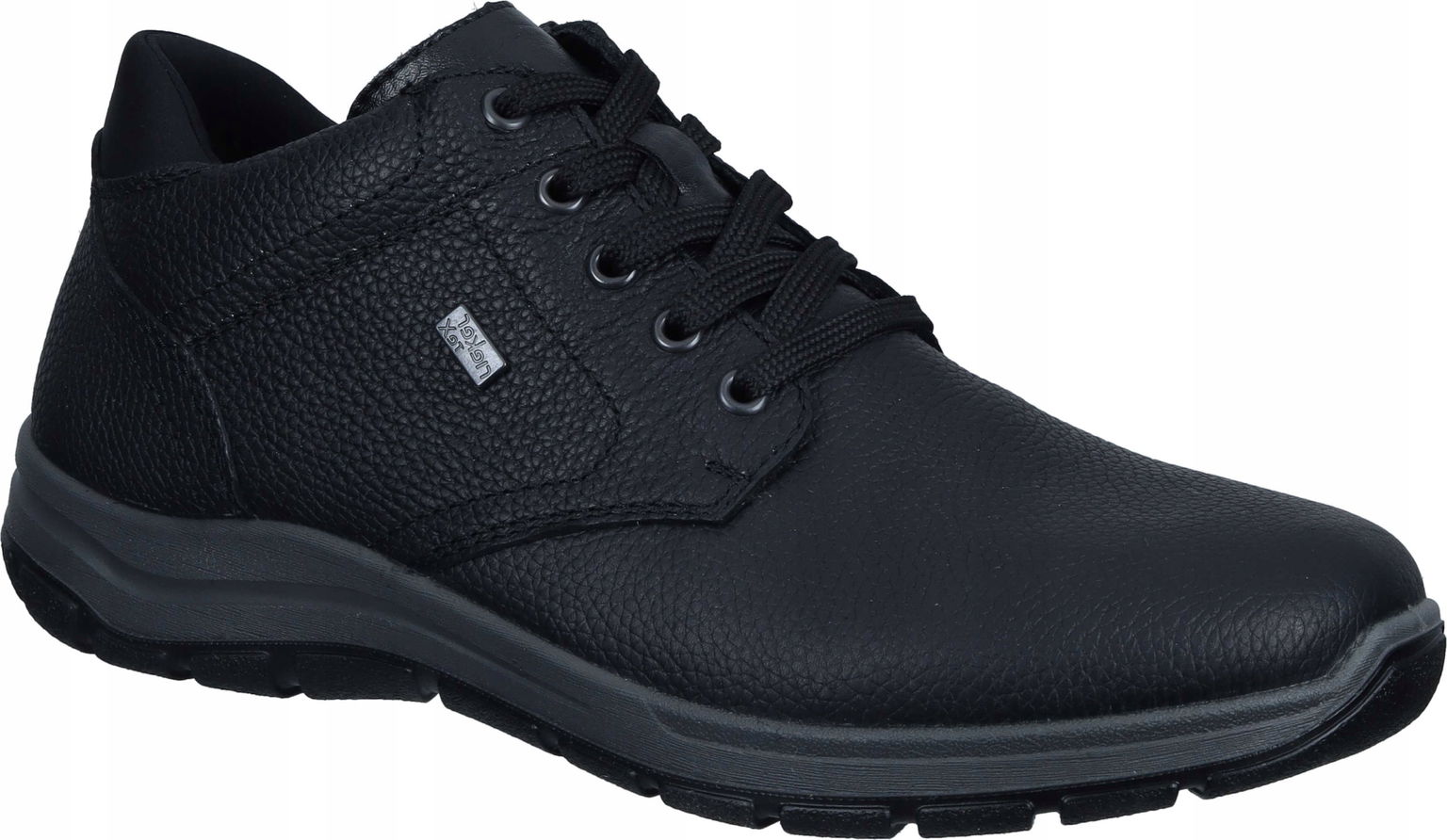 Poltopánky Rieker 670109-01 Čierna Prírodná Koža