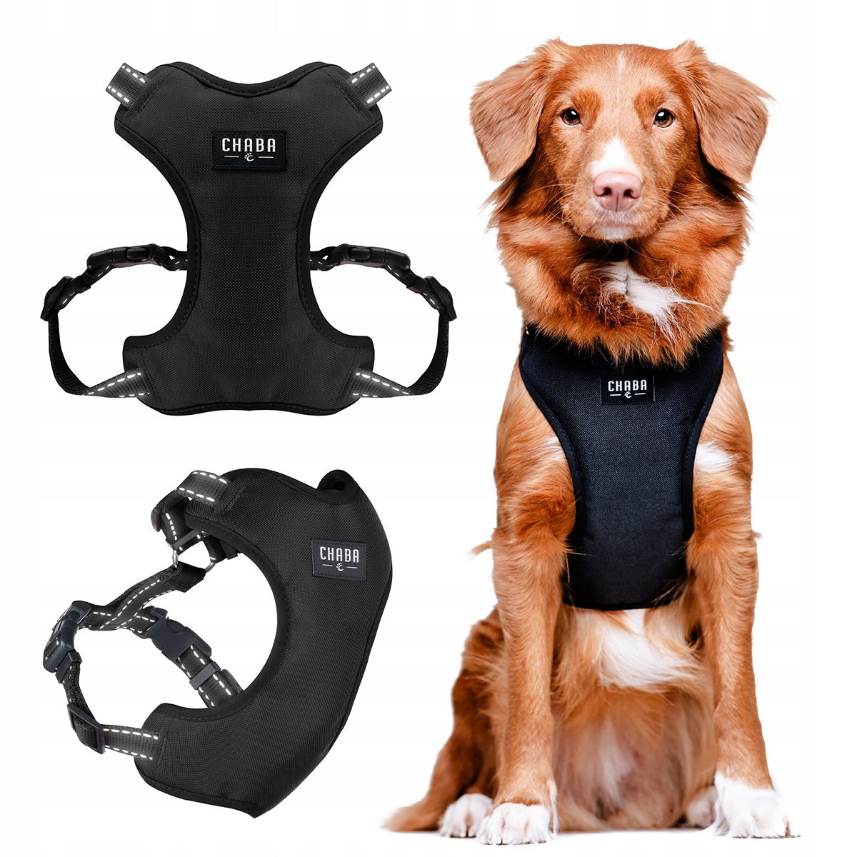 postroj pre psa Chaba Guard Comfort Xs bezpečný, nastaviteľný, reflexný