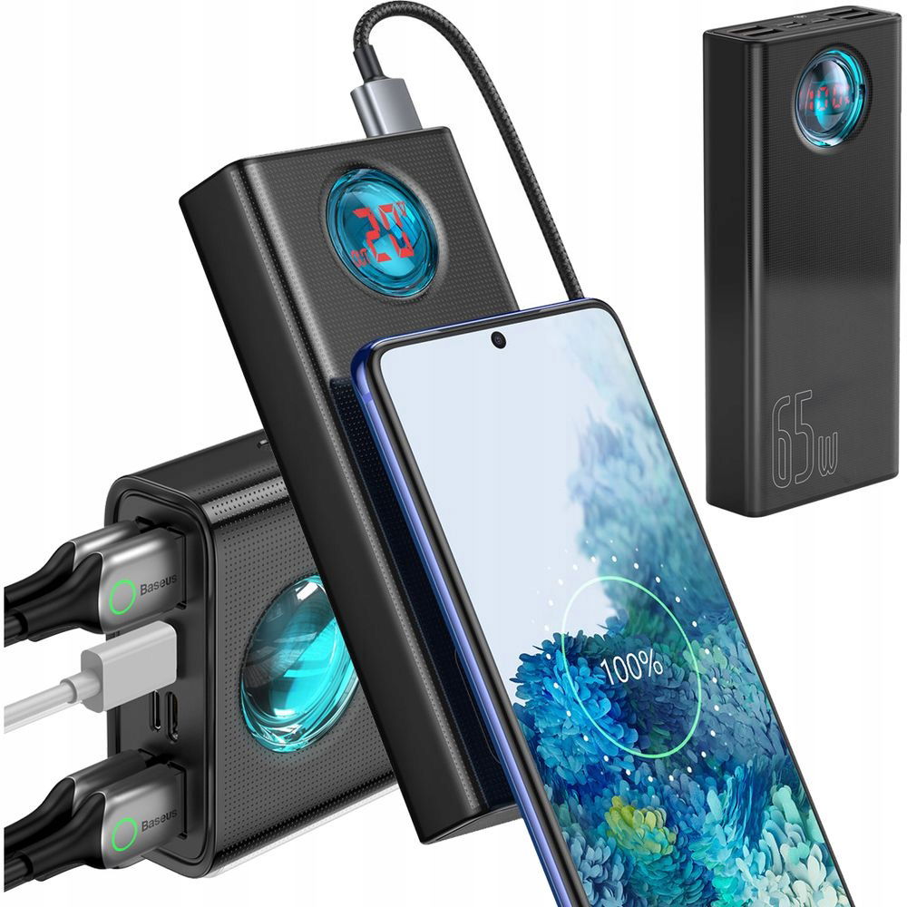 Power banka pre notebook telefónu, Baseus 30000 mAh