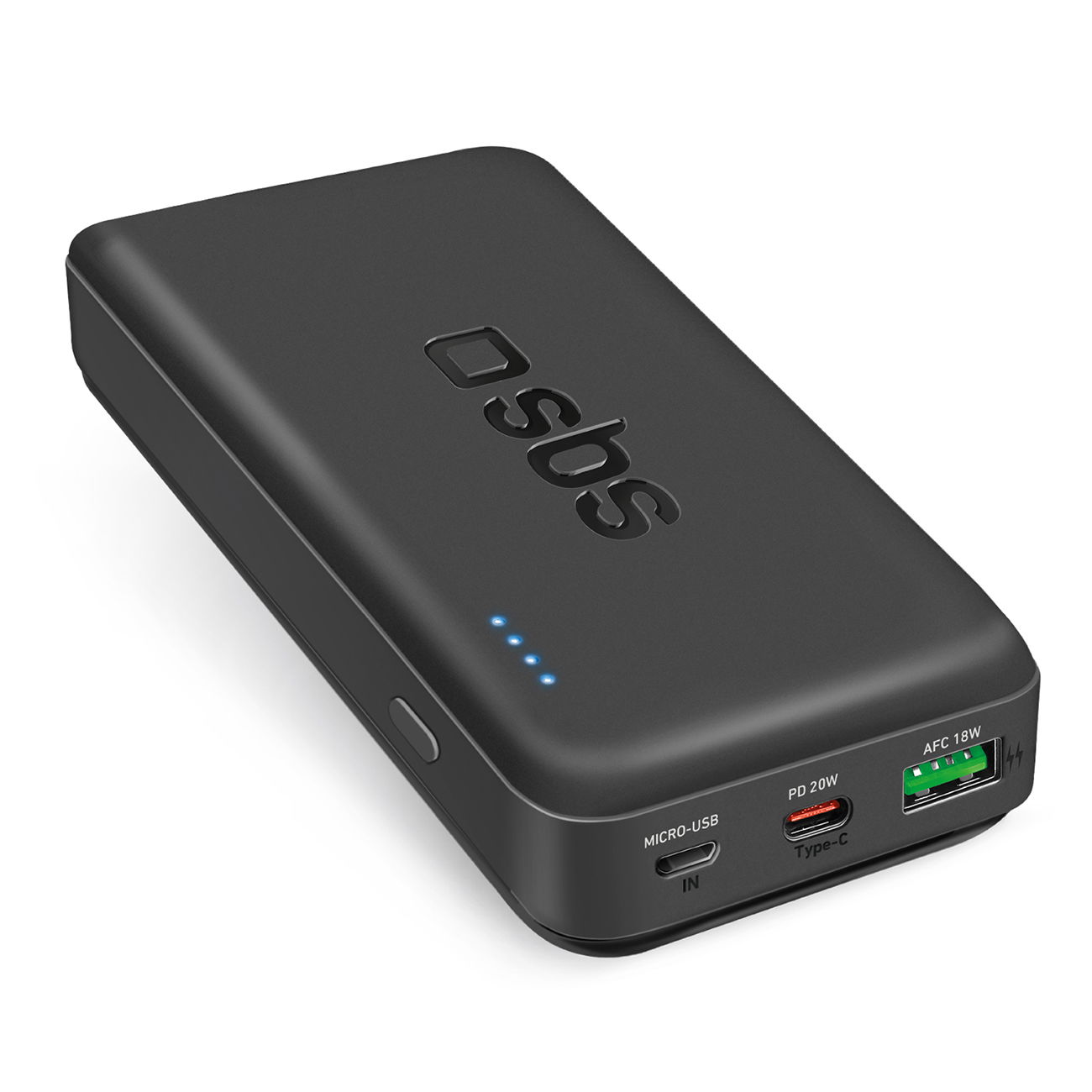 Powerbank 20000MAH Usb-c Usb-a Micro-usb 20W Rýchle Nabíjanie Čierny