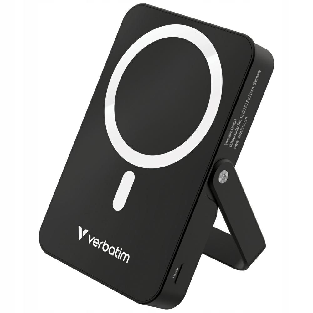 Powerbanka 10000MAH Verbatim Charge N Go S Wireless Podstavcom, Čierna
