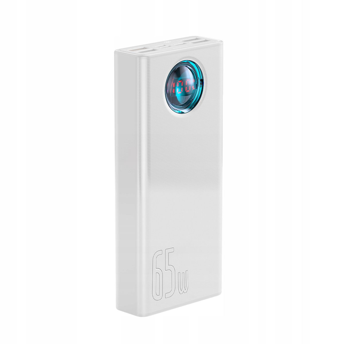Powerbanka Baseus Amblight 30000 mAh, 4xUSB, Usb-c, 65 W (biela)
