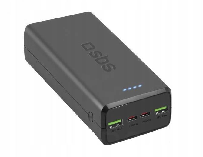 Powerbanka Sbs 30000 mAh čierna