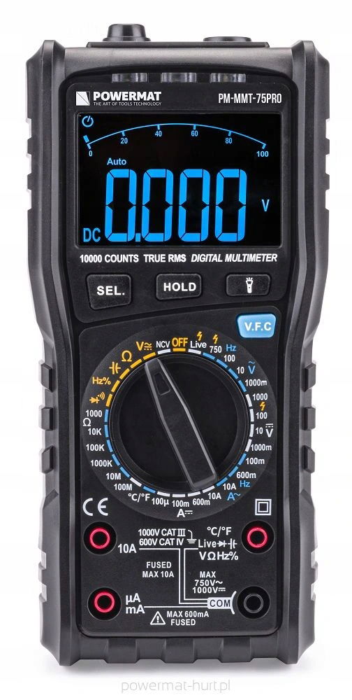 Powermat PM-MMT-75PRO Digitálny multimeter LCD Led svetlo