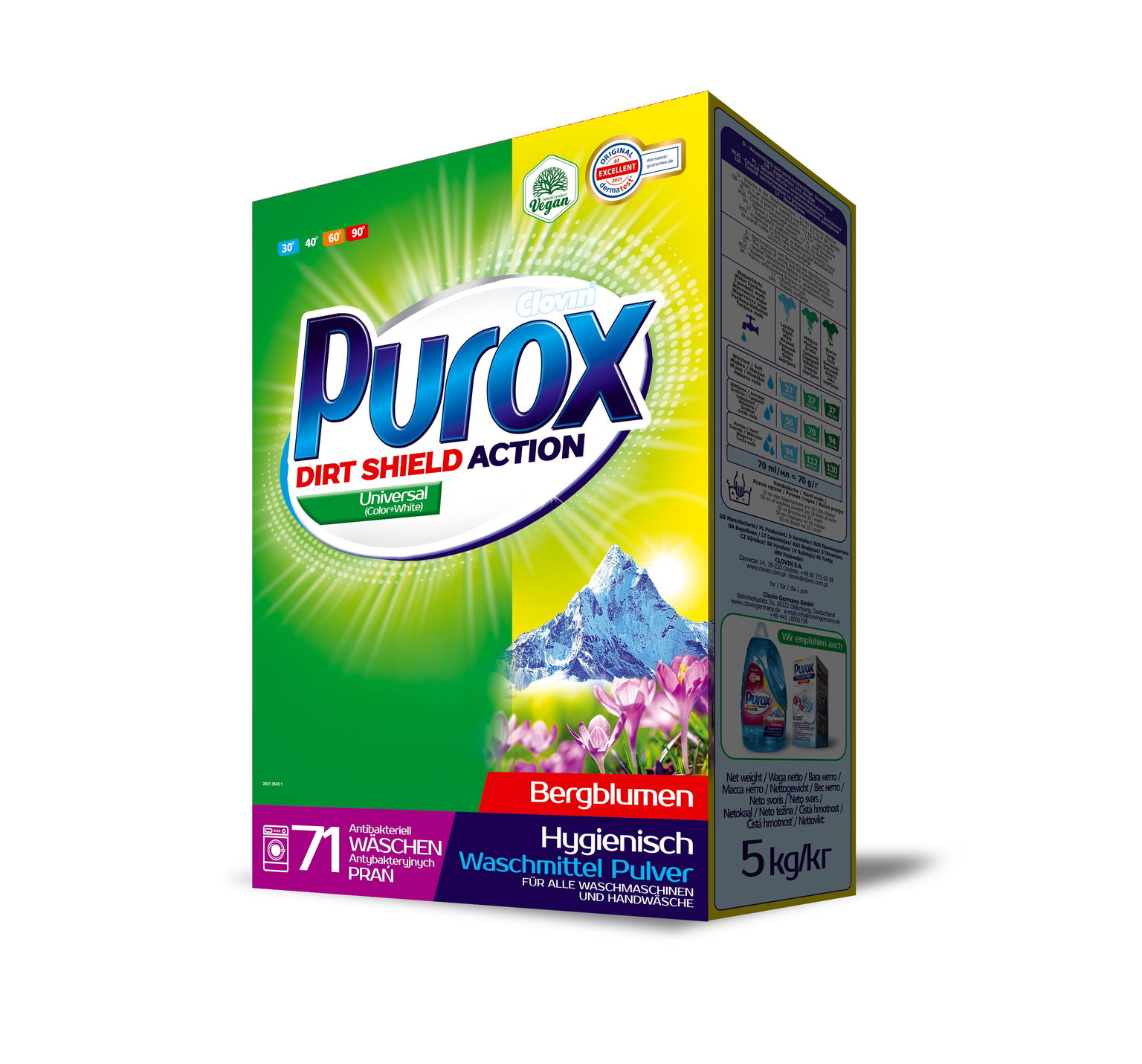 Prací prášok Purox Universal 5 kg