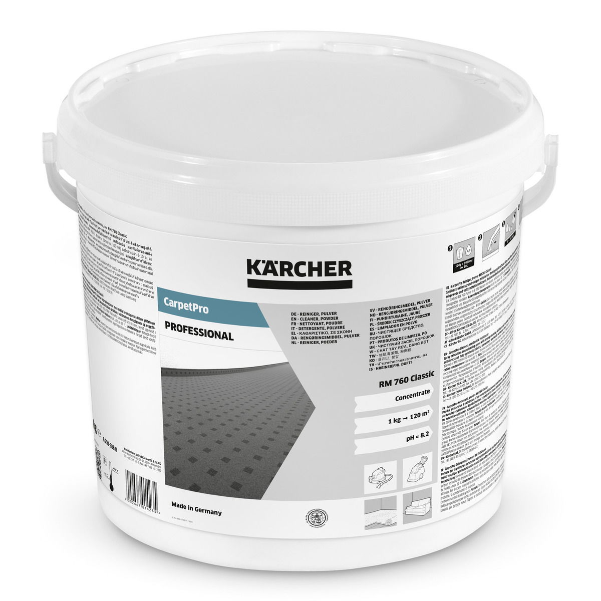 Prášok na koberce Karcher Rm 760 Classic 10 Kg