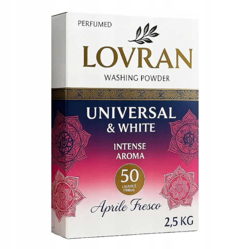 Prášok Na Pranie Lovran 2,5 Kg Univerzálny, Efektívny