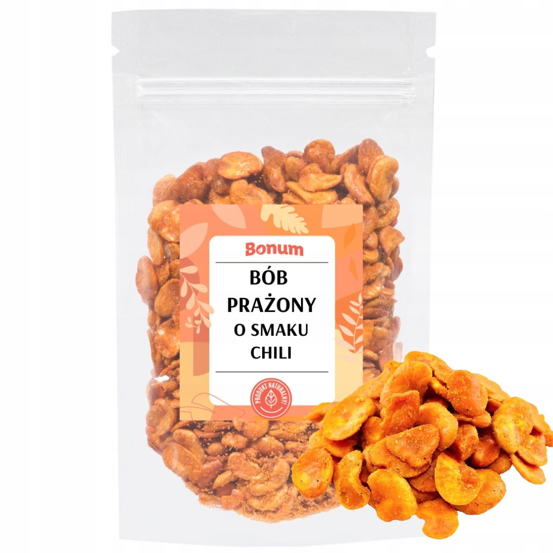 Pražený chilli bob Prírodné chipsy zdravá Chrumkavá pochúťka 100g Bonum