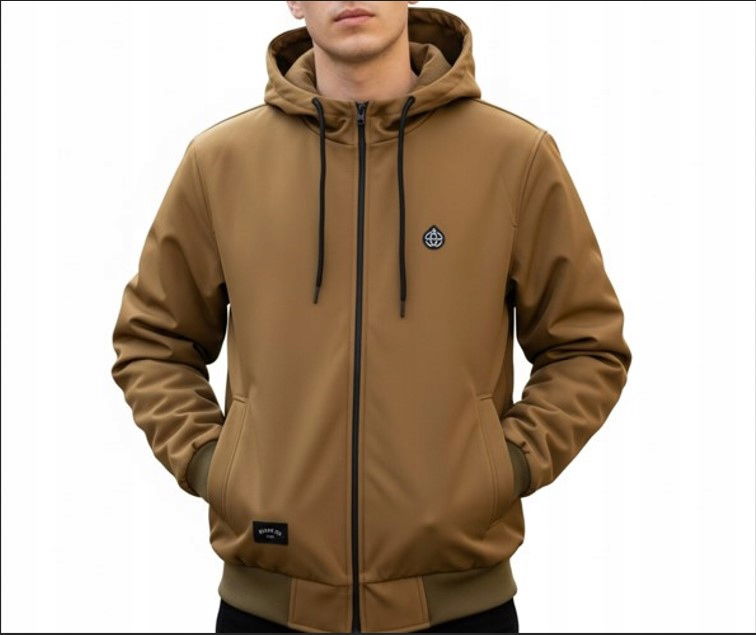 Prechodná Bunda Mini Logo Elade Béžová veľ. M