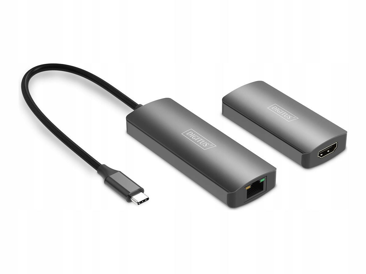 Predlžovač videa 4K Digitus Usb-c na Hdmi, 30 m, čierny DS-55343