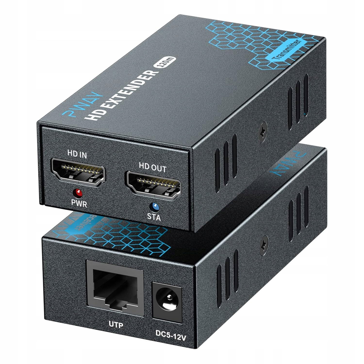 Predlžovací Kábel Hdmi Ethernet Pway 150 M Video Audio Hd Extender Switch 2V1 Pro