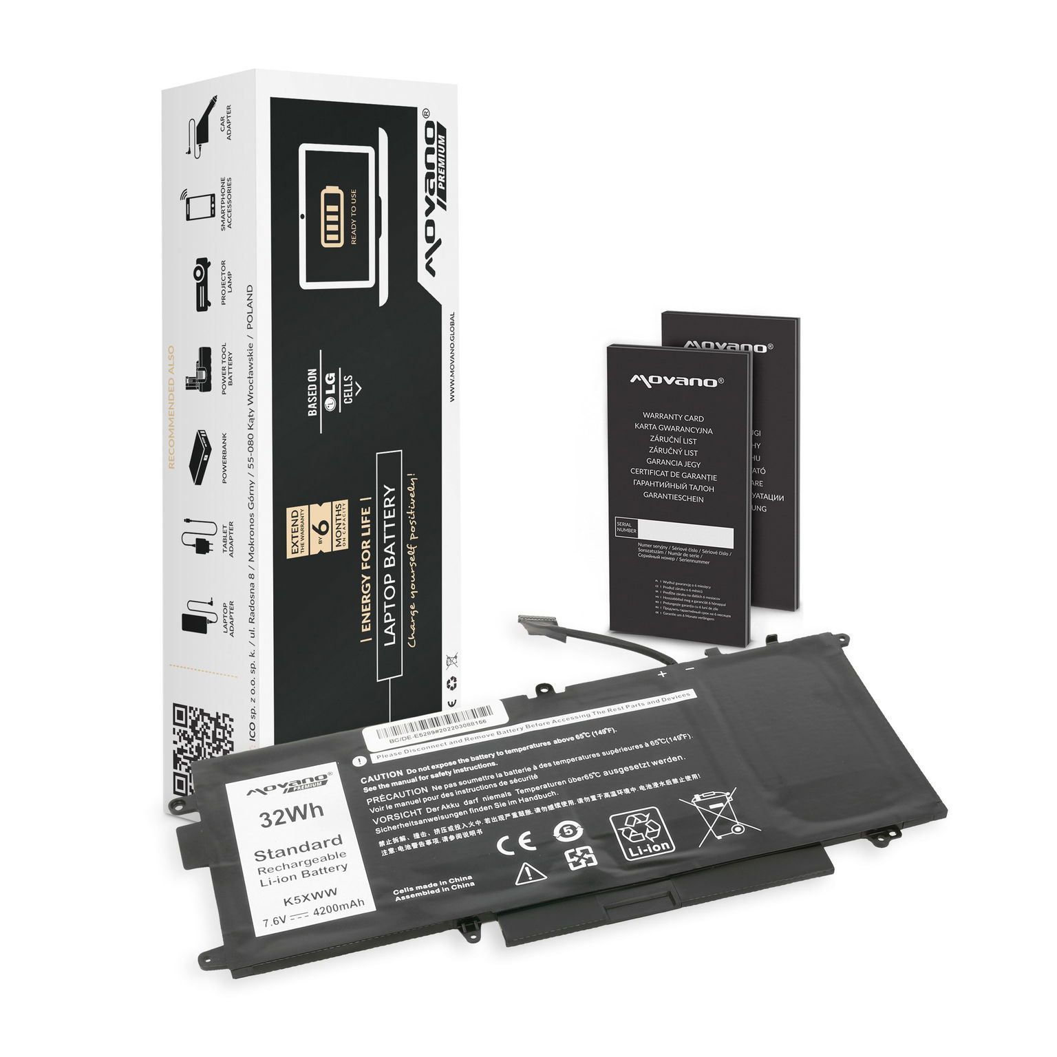 Prémiová batéria Movano pre Dell Latitude E5289