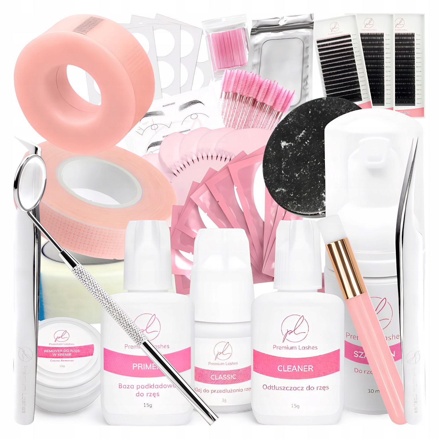 Premium štartovací set na predĺženie rias metódou 1:1 Premium Lashes