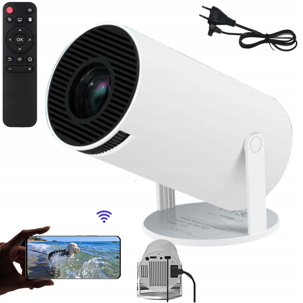 Prenosný Mini Projektor Android Tv Wifi 6 Projektor 360 Full Hd 4K Bluetooth