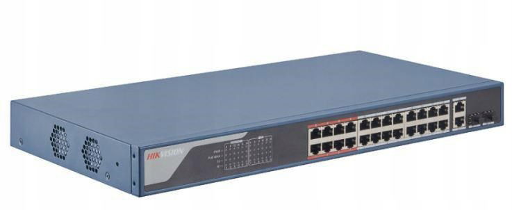 Prepínač DS-3E1326P-EI(B) Hikvision
