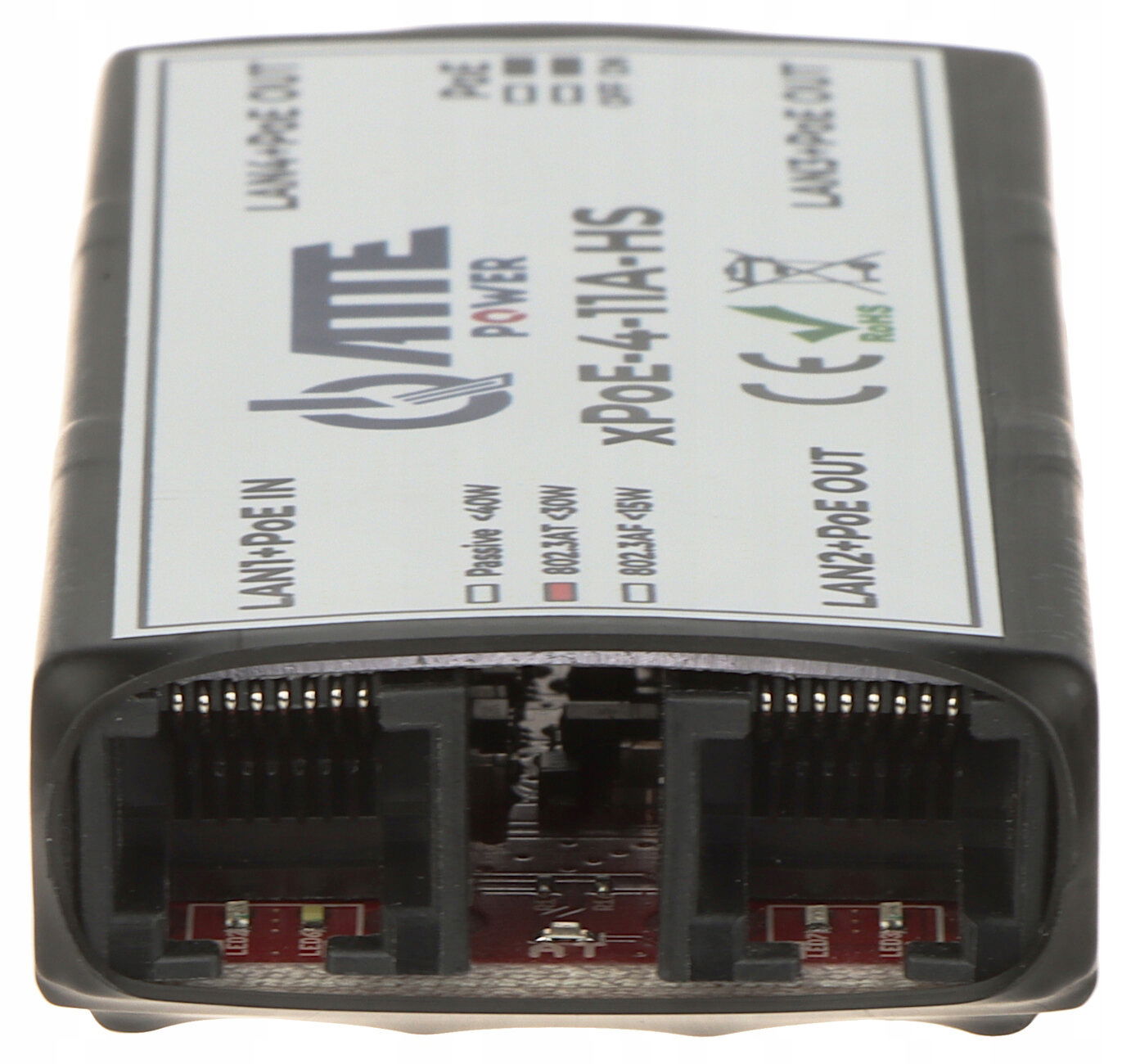 Prepínač poe, extender XPOE-4-11A-HS 4-portový Atte