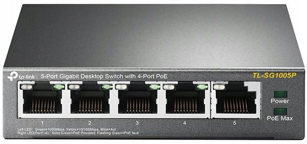 Prepínač Tp-link TL-SG1005P