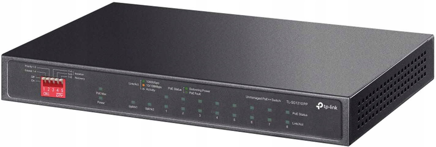 Prepínač Tp-link TL-SG1210PP