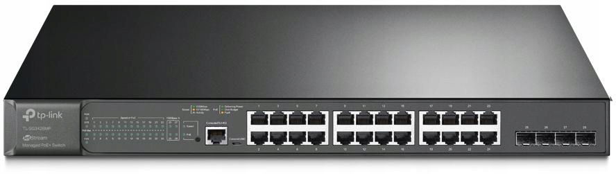 Prepínač Tp-link TL-SG3428MP