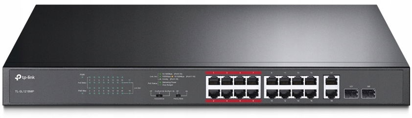Prepínač Tp-link TL-SL1218MP