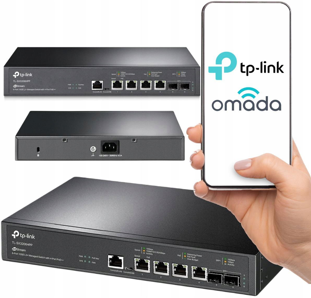 Prepínač Tp-link TL-SX3206HPP