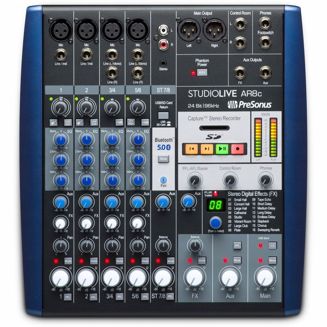 PreSonus StudioLive Mixer AR8c Usb mixér