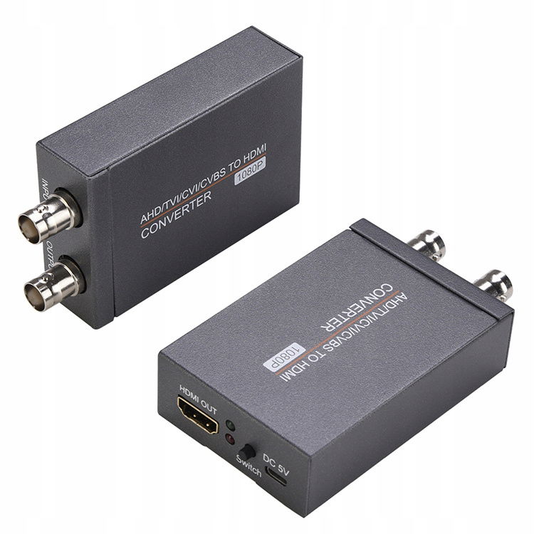 Prevodník Ahd/tvi/cvi na Hdmi Spacetronik 700 m s rozširovačom a extenderom