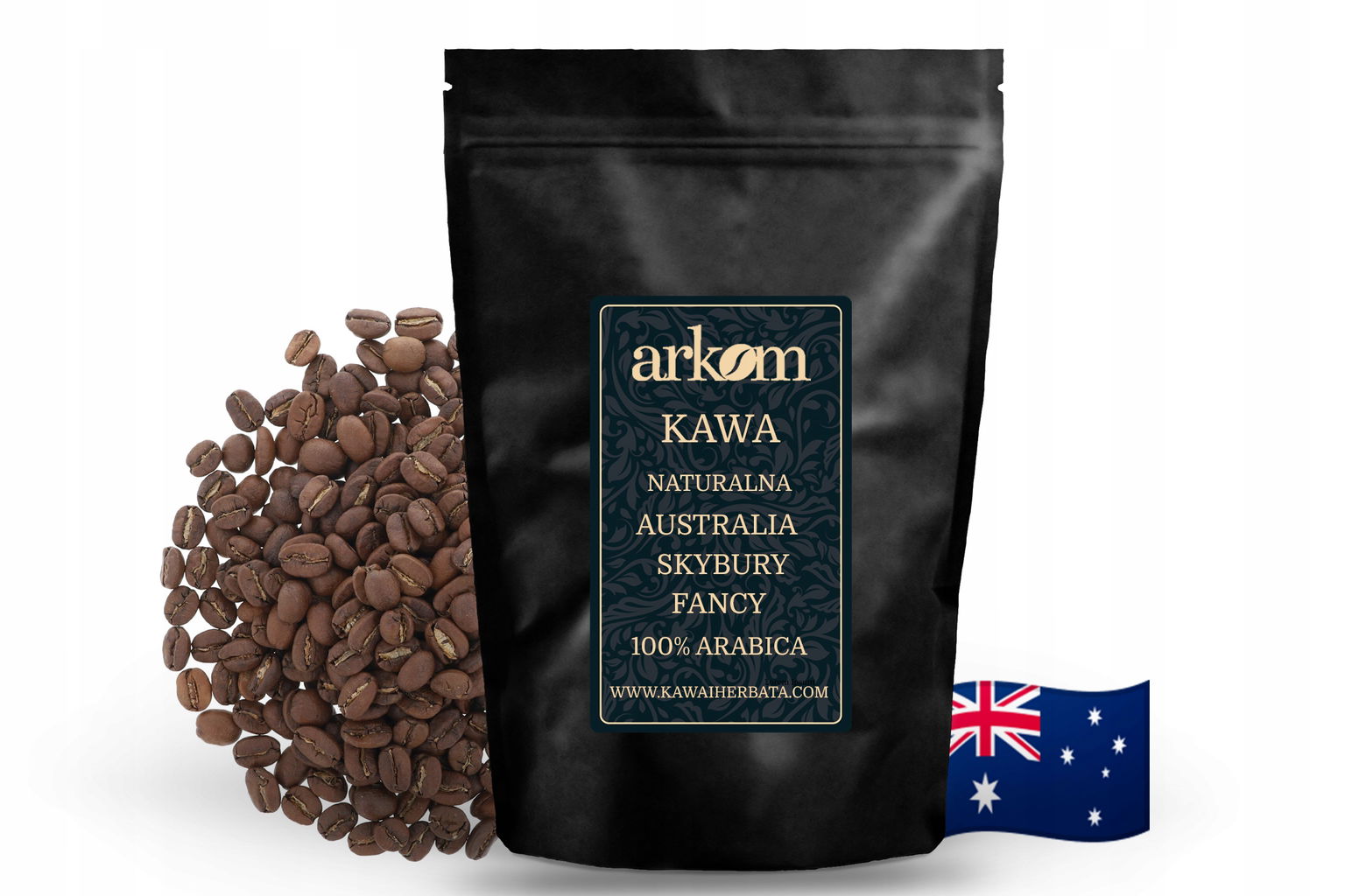Prírodná káva Arabica Australia Skybury Fancy 100 g
