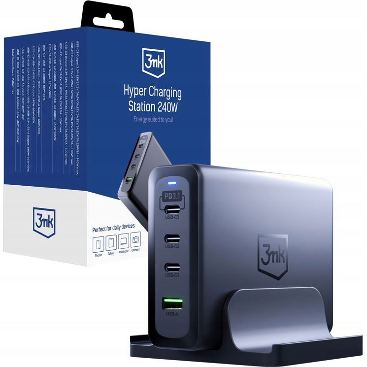 Príslušenstvo 3mk Hyper nabíjacia stanica 240W