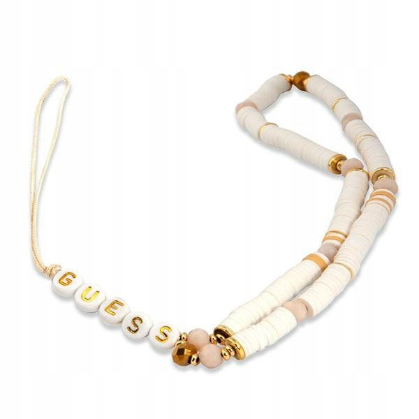 Prívesok Guess Heishi Beads biely