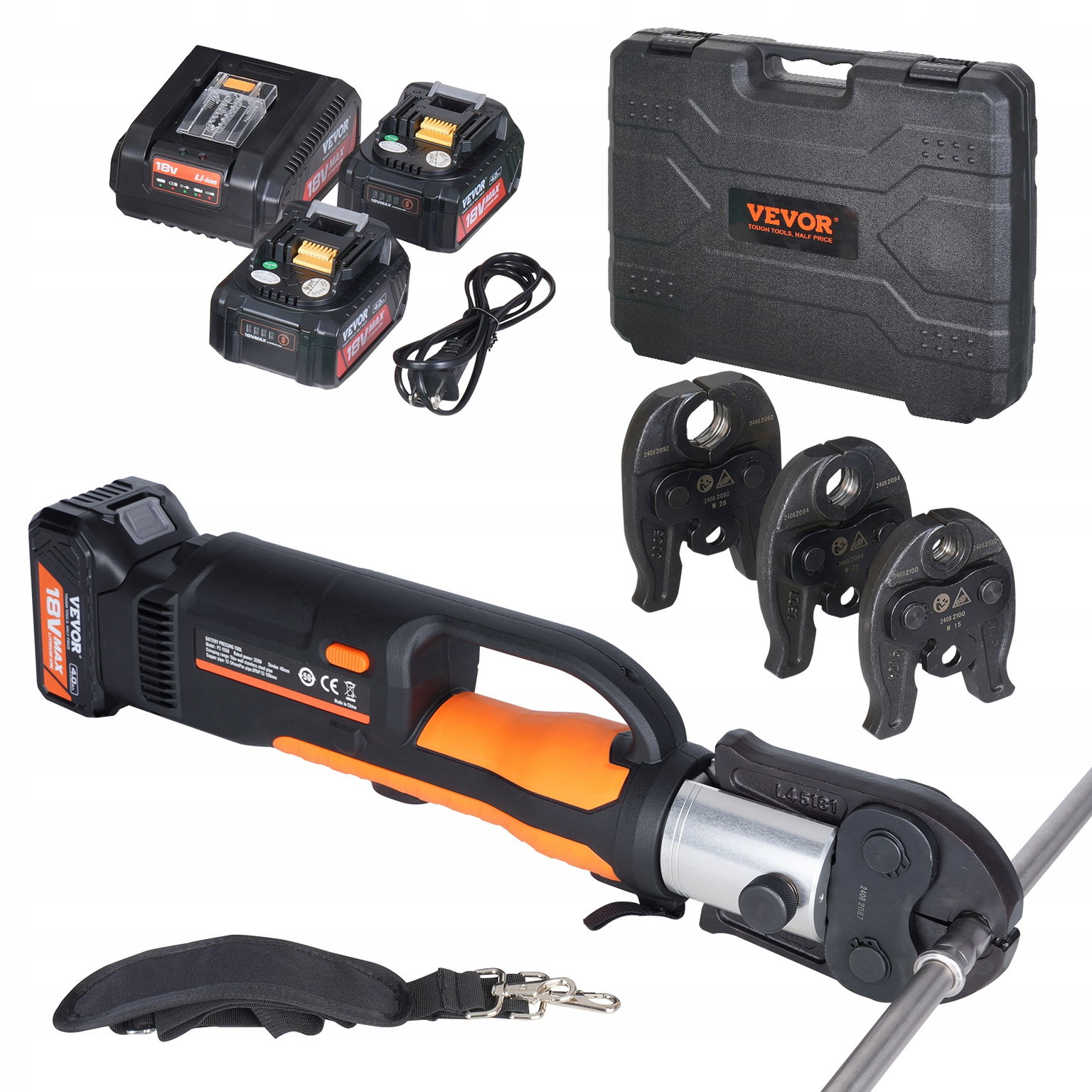 Pro Press Tool Akumulátorová súprava na krimpovanie rúrok Kit M15 M22 M28