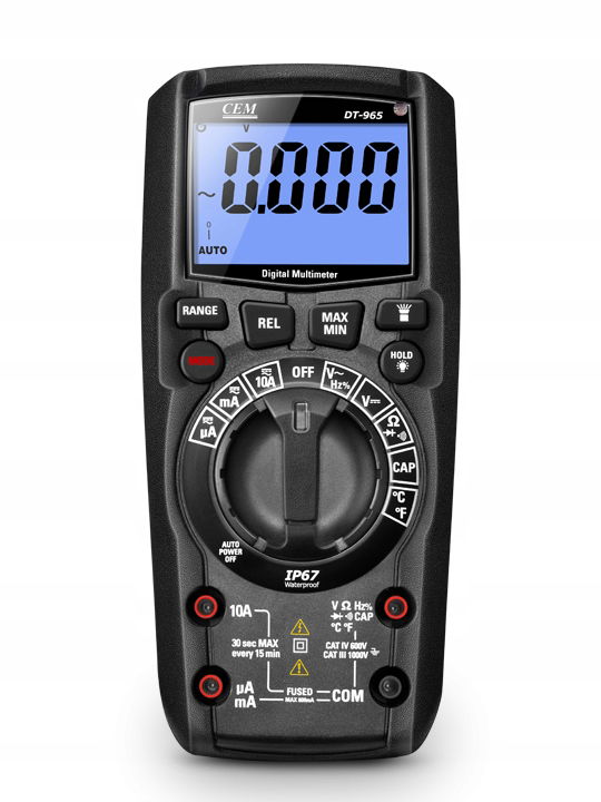 Prof Multimeter Automatický Vodotesný Bluetooth