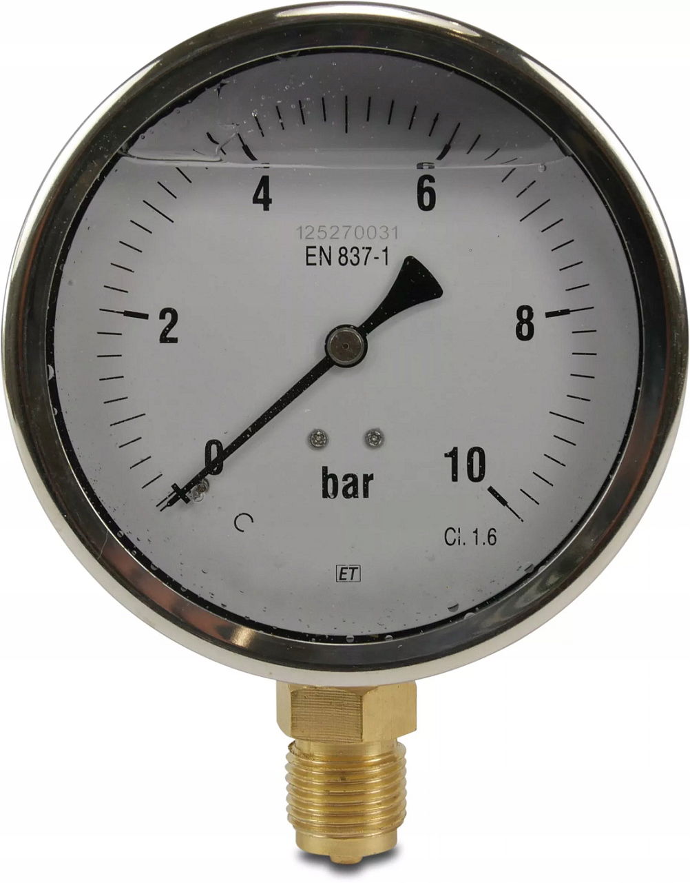 Profec Manometer s výplňou z glycerínu -1 – 5 bar