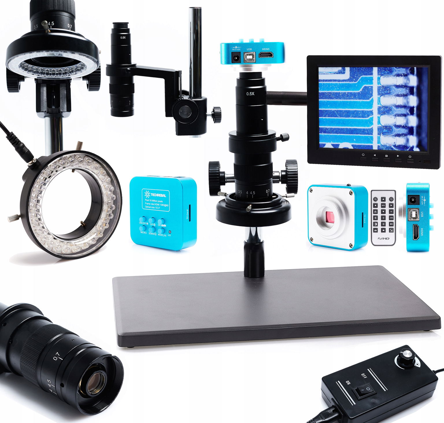 Profesionálny Digitálny Mikroskop S 16MP Usb Kamerou