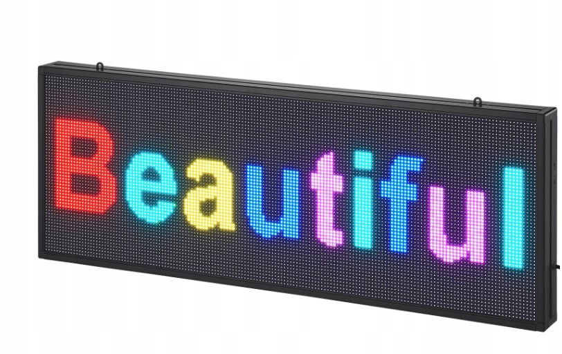 Programovateľný Led znak Rozmery 99x35 cm