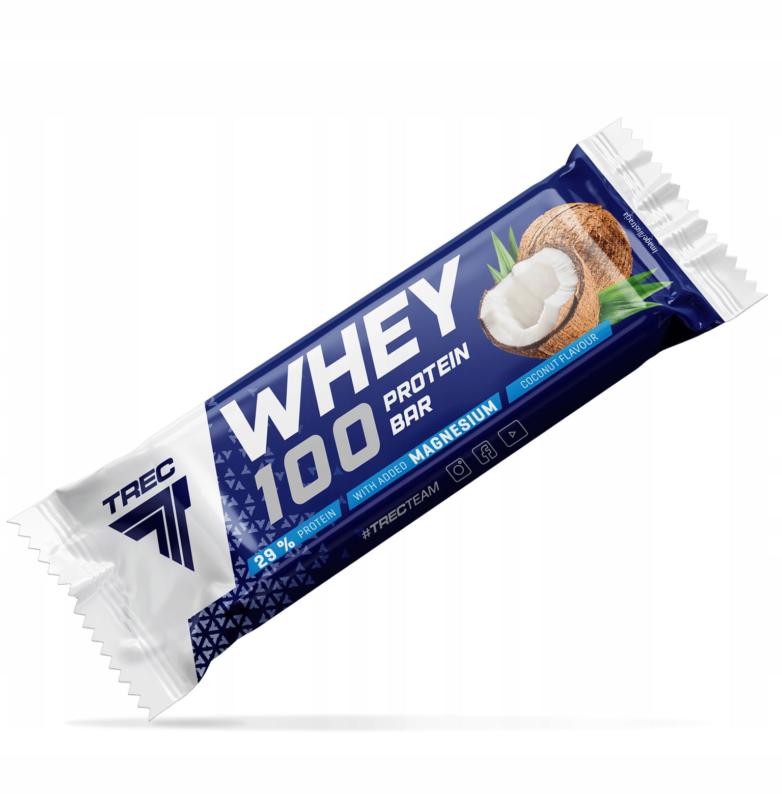 Protein Bar Whey 100 Coconut Flavour 40g Proteínová Tyčinka S Bielkovinami Magnézia