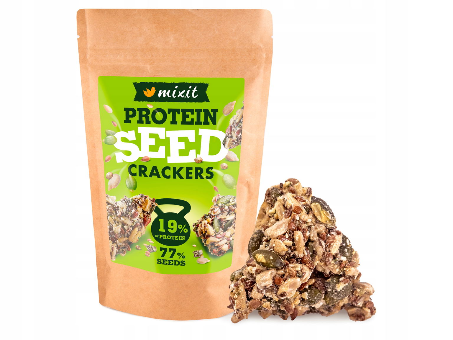 Proteínové sušienky zo semien 200 g Mixit