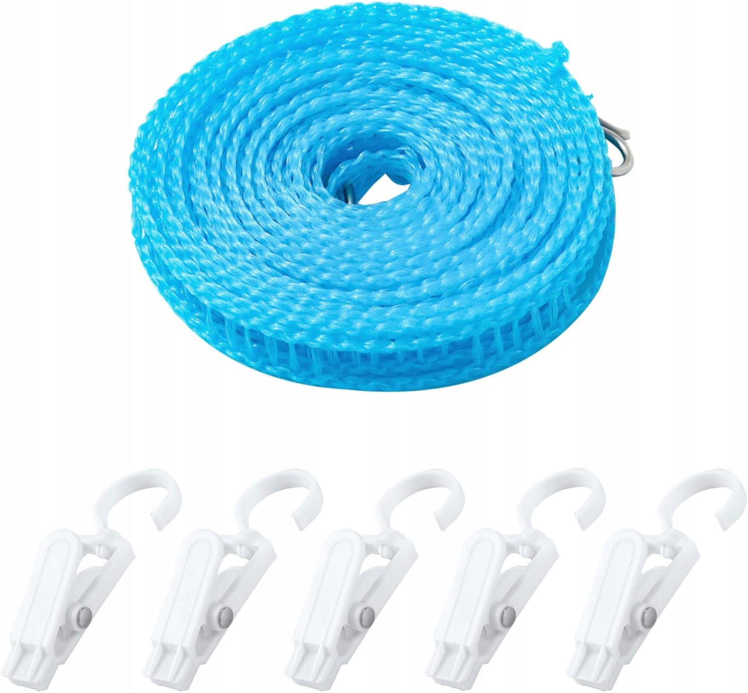 Protišmyková šnúra na zavesenie bielizne, elastická šnúra, 3 m