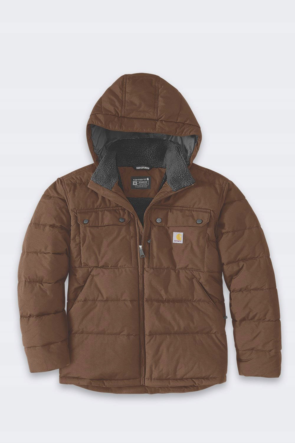 Puchová bunda Carhartt Montana Red Duck