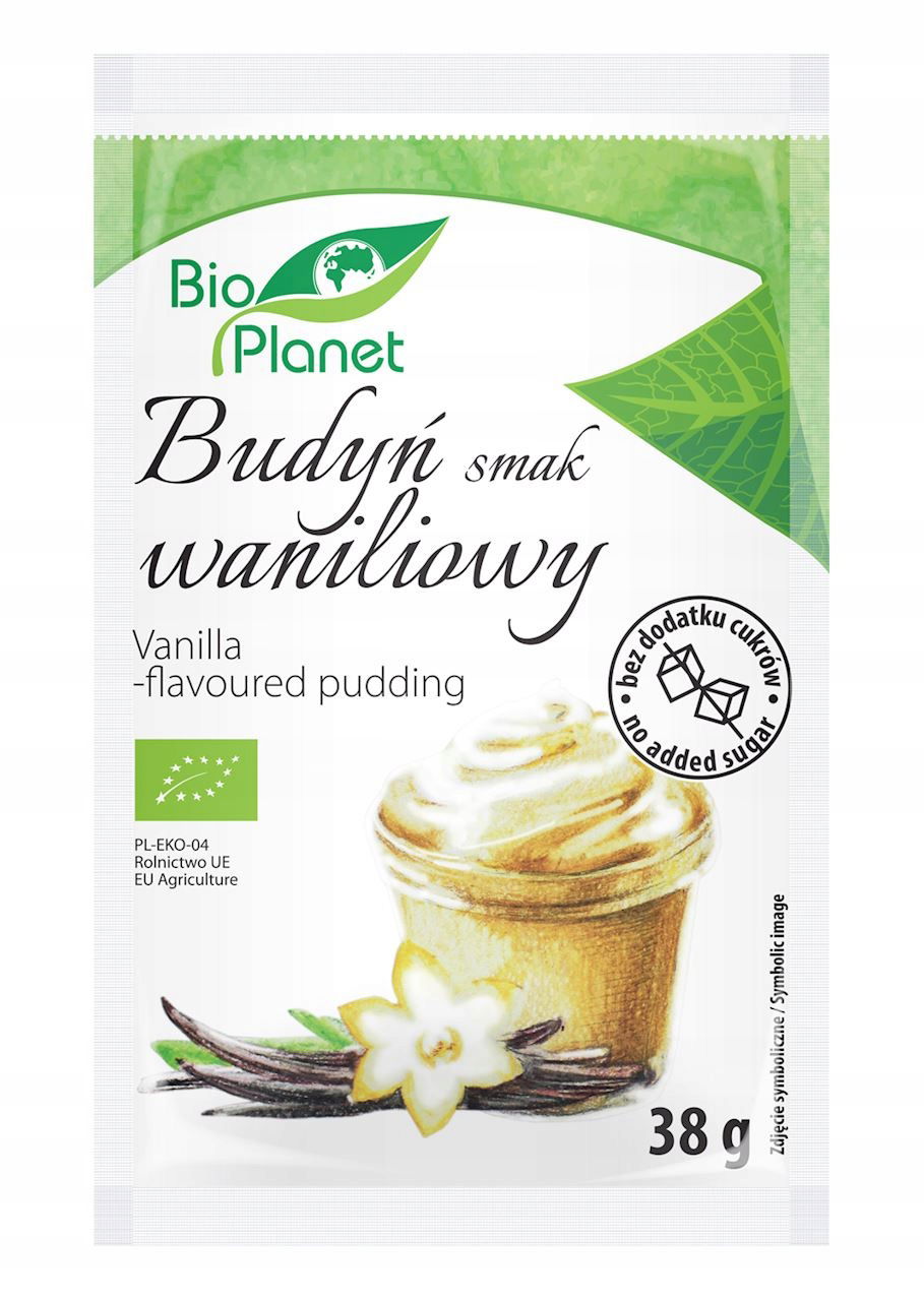 Puding s bio vanilkovou príchuťou 38 g