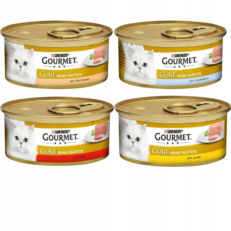 Purina Gourmet Gold 96x85g mokré krmivo pre mačky Mousse Mix Chuťou