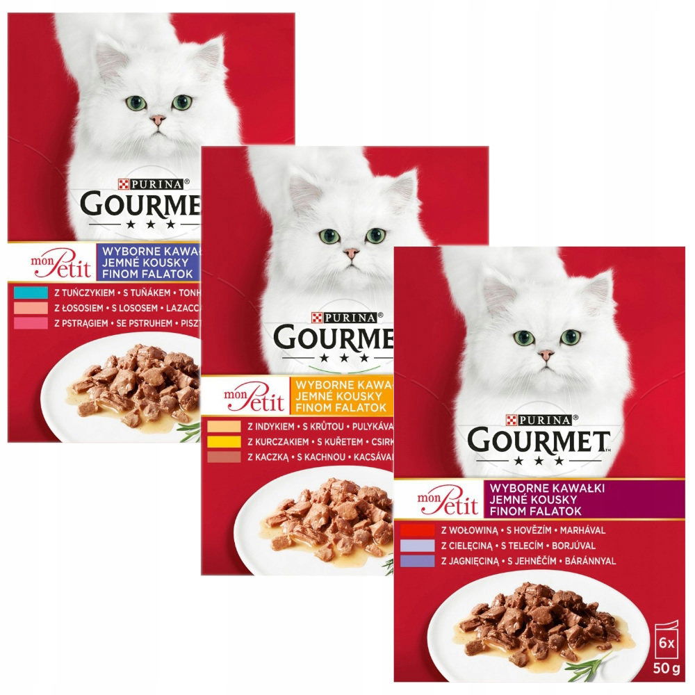Purina Gourmet Mon Petit Vynikajúce Kúsky 18x50g